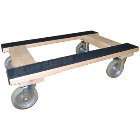 Mapp Caster Heavy Duty Furniture Dolly w/ 5" Rubber on Alum Wheels, 1,000 Lbs Cap. B18305RAL